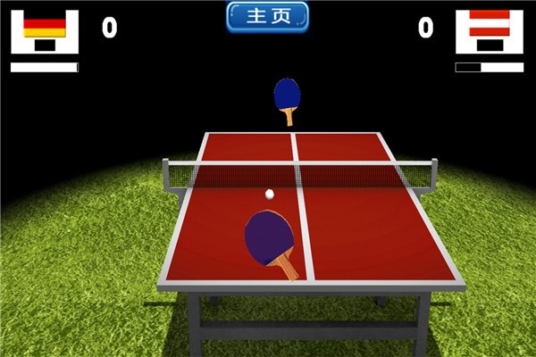 超级3D乒乓球大赛游戏截图-2