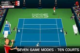 Stick Tennis(网球争霸战最新版)游戏截图-1