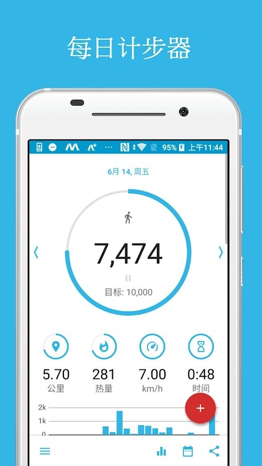 accupedo计步器app应用截图-1