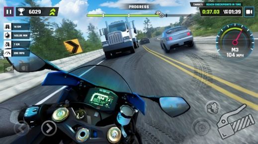 高速摩托模拟器游戏截图-3