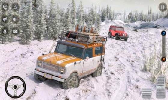 卡车雪地驾驶游戏截图-3